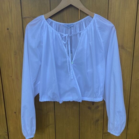 NWT Rails Katia Cotton Wrap Top​ - Picture 12 of 14